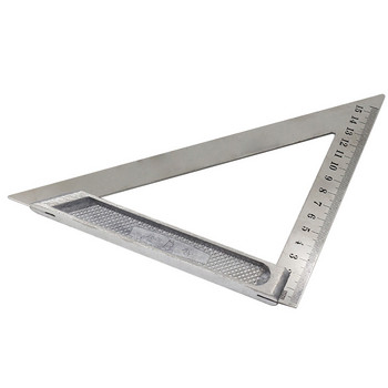 150 мм преносим триъгълен квадратен линийка от алуминиева сплав Дървообработващ измервателен инструмент