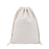 Lina kokvilnas Ziemassvētku konfekšu soma Ziemassvētku vecīša maisi, sublimācijas maisi, tukša druka Lielākas ietilpības aukliņu maisiņš Ziemassvētku dāvanai