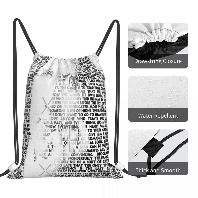 Oscar Wilde Citati Torbe s uzicom Ruksaci Torba za cipele Sportske torbe Muški ruksak Mala platnena torba