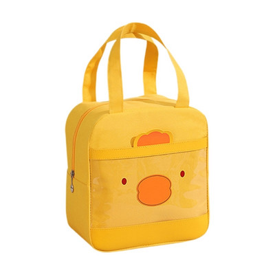 Torba za ručak u obliku piletine iz crtića Ženske slatke debele toplinske torbe za pohranu Dječje izolirane torbe velikog kapaciteta