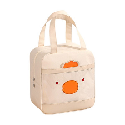 Torba za ručak u obliku piletine iz crtića Ženske slatke debele toplinske torbe za pohranu Dječje izolirane torbe velikog kapaciteta