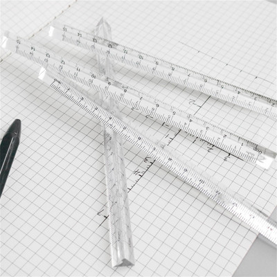 1 τεμ. 15cm Διαφανής χάρακας Creative Mitsubishi Ruler Εργαλείο σχεδίασης μαθητών Μετρητικό χάρακα Σχολικά είδη γραφικής ύλης