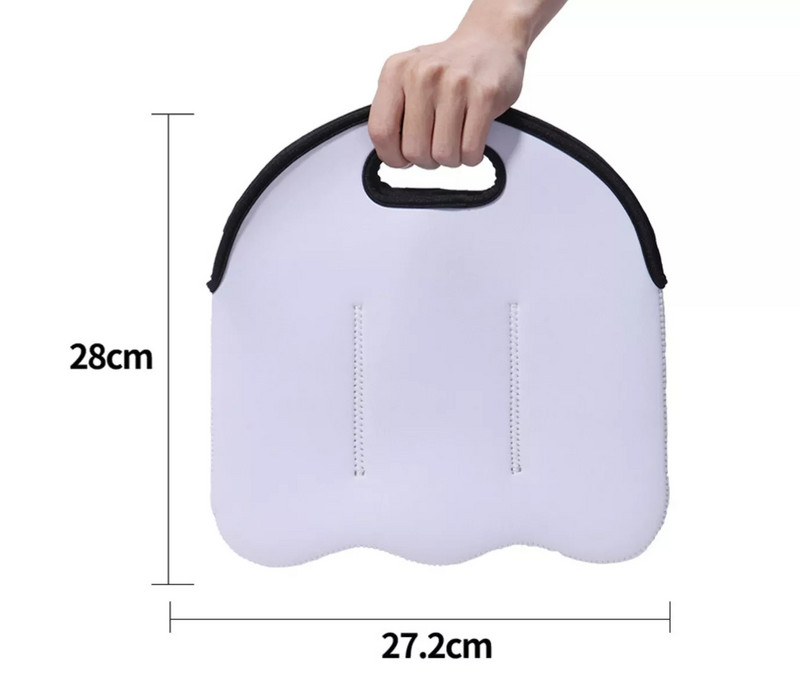 Sublimacijska prazna ženska prijenosna torba Ležerna torba od neoprena velikog kapaciteta Ručne torbe za plažu DIY Dizajn Luksuzne torbice za kupovinu