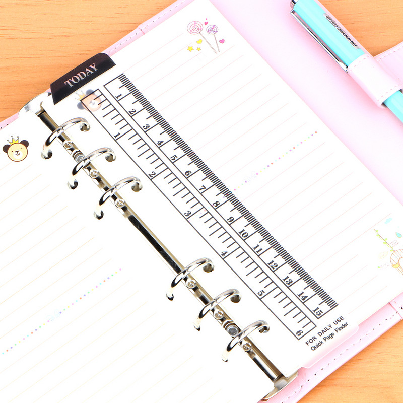 Alati za prošivanje Nove ravne knjige Lenjir s slobodnim listovima Današnja ravnala Matirana prozirna metvica Slatka kawaii točkica Besplatna dostava