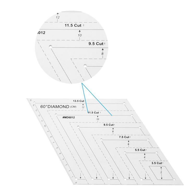 Material acrilic de înaltă calitate, acrilic transparent, mozaic, riglă de matlasare, riglă de tăiere, instrumente de cusut pentru birou, bricolaj, acasă