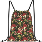 Sēņu aukliņu mugursoma vīriešiem Sieviešu sporta somas Neilona auklu maiss Ūdensizturīgs muguras maiss ar kabatām