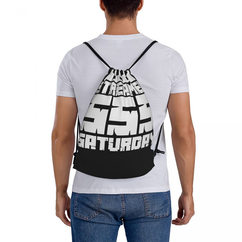 Sss Baltas Logotipas Užtraukiamas Virvelė Krepšiai Kuprinės Batai Krepšys Mokykliniai Krepšiai Krepšiai Mergaitėms Maža Kuprinė Moteris