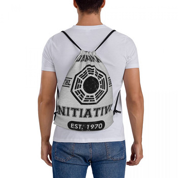 Dharma Initiative Athletic Department Τσάντες με κορδόνια Σακίδια πλάτης Τσάντα πουγκί Τσάντα ταξιδιού Τσάντα πλάτης Σχολικό σακίδιο