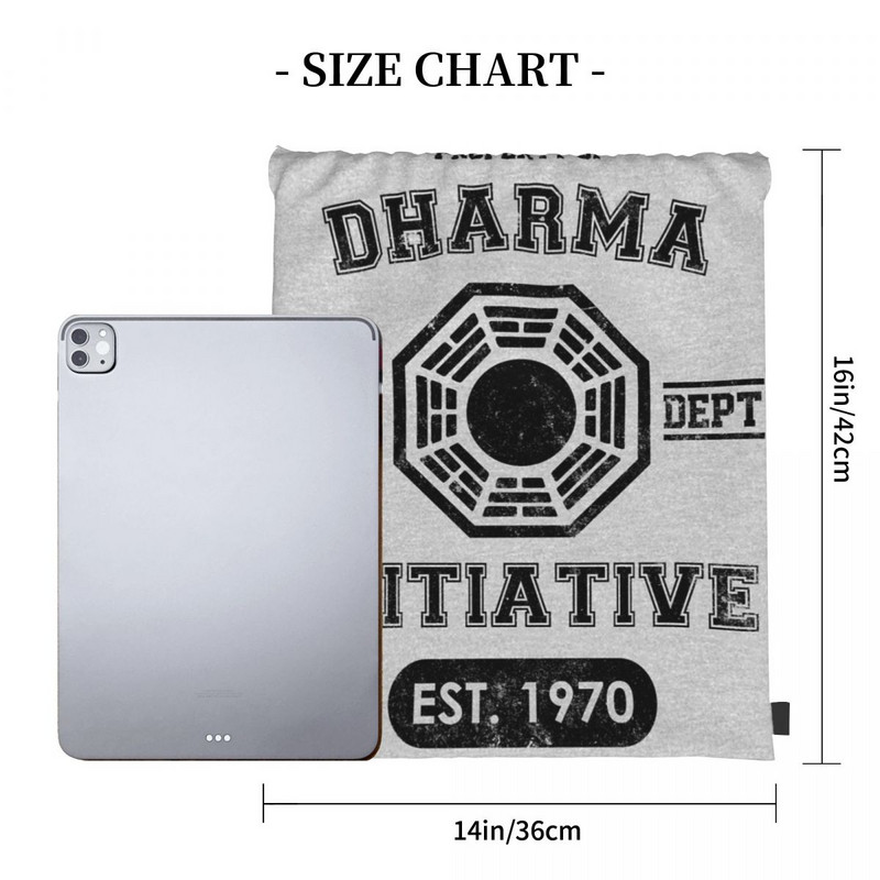 „Dharma Initiative“ sporto skyrius raišteliai Krepšiai Kuprinės Krepšys Kelioninis krepšys Kuprinė Krepšys Mokyklinė kuprinė