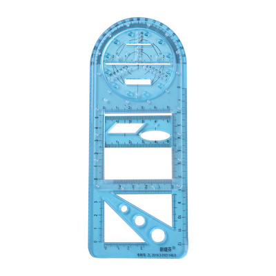 Geometrikus vonalzó tanulók forgatható matematikai ellipszis kör rajzoló eszközök Sokoldalú rajzoló mérőeszköz iskolák számára