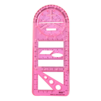 Geometrikus vonalzó tanulók forgatható matematikai ellipszis kör rajzoló eszközök Sokoldalú rajzoló mérőeszköz iskolák számára