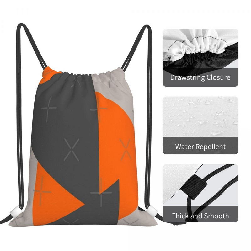 Narančasti i sivi trokuti Torbe s uzicom Ruksaci Torba za djevojčice Ženska torba Ruksak Ženska dječja torba Ruksak