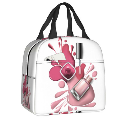 Nagų studija ir manikiūras izoliuotas pietų krepšys stovyklavimo kelionių manikiūrininkui dovanų daugkartinis terminis aušintuvas Bento Box moteriškas vaikams