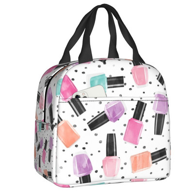 Nagų studija ir manikiūras izoliuotas pietų krepšys stovyklavimo kelionių manikiūrininkui dovanų daugkartinis terminis aušintuvas Bento Box moteriškas vaikams