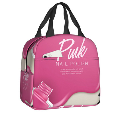 Nagų studija ir manikiūras izoliuotas pietų krepšys stovyklavimo kelionių manikiūrininkui dovanų daugkartinis terminis aušintuvas Bento Box moteriškas vaikams