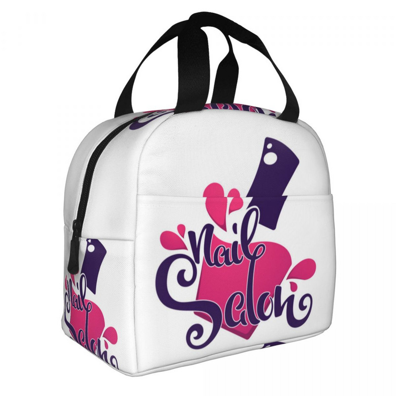 Nagų studija ir manikiūras izoliuotas pietų krepšys stovyklavimo kelionių manikiūrininkui dovanų daugkartinis terminis aušintuvas Bento Box moteriškas vaikams