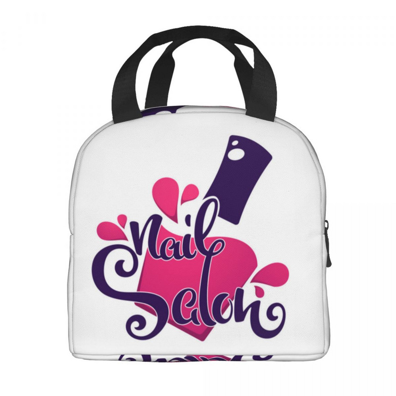 Nagų studija ir manikiūras izoliuotas pietų krepšys stovyklavimo kelionių manikiūrininkui dovanų daugkartinis terminis aušintuvas Bento Box moteriškas vaikams