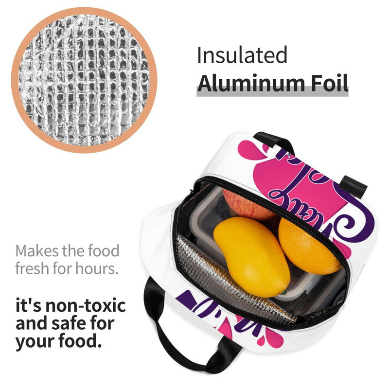 Nagų studija ir manikiūras izoliuotas pietų krepšys stovyklavimo kelionių manikiūrininkui dovanų daugkartinis terminis aušintuvas Bento Box moteriškas vaikams