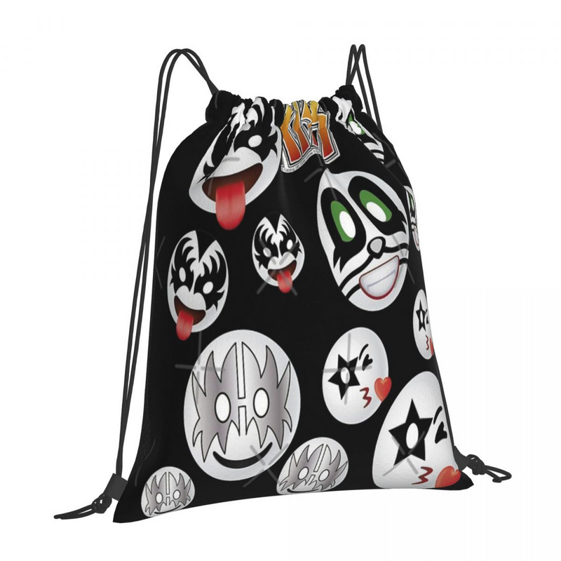 Kiss Band uzorak - crne vrpce Torbe Ruksaci Dječja torba Platnene torbe Torba Ruksak Dječja torba Ruksak