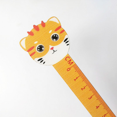 1Pcs Cartoon Cat Lenjir Kawaii Patchwork Lenjir Pravila za izradu nacrta Školski pribor 15CM