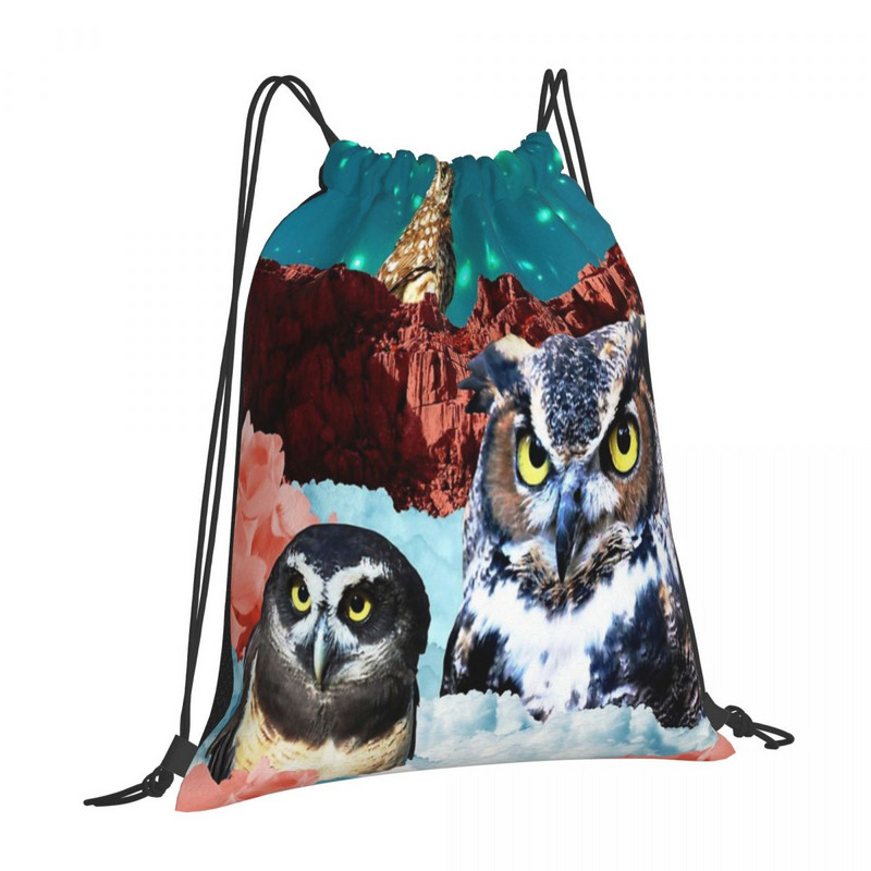 Kindly Owl Gods Of The Red Mesa húzózsinór táskák hátizsákok tasaktáska férfi kézitáska válltáska kis szövettáska