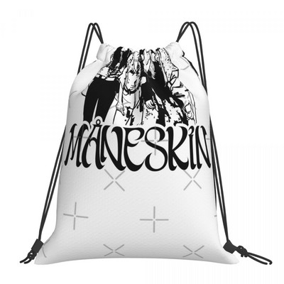 Maneskin Rock Band MNeskin 3 Torbe s uzicom Ruksaci Torba Torba od tkanine Torbe na rame Torba Ruksak s uzicom