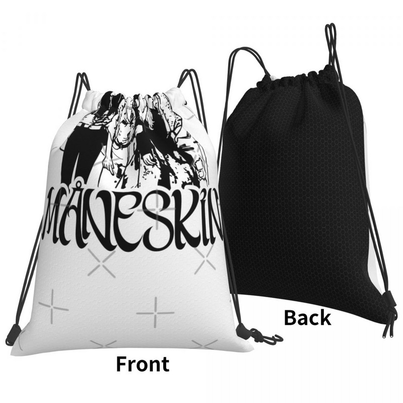 Maneskin Rock Band MNeskin 3 Torbe s uzicom Ruksaci Torba Torba od tkanine Torbe na rame Torba Ruksak s uzicom