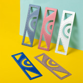 L-kvadrat višenamjenski set ravnala od legure aluminija za slikanje Uredski pribor za učenje Kutomjer