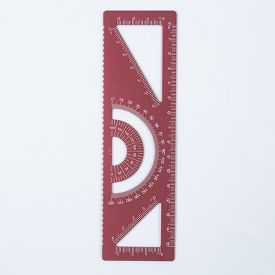 L-kvadrat višenamjenski set ravnala od legure aluminija za slikanje Uredski pribor za učenje Kutomjer