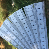 Metalno ravno ravnalo od nehrđajućeg čelika 15 cm CM inčna ljestvica Alat za mjerenje Umjetnik Učenik crtanje Uredski školski pribor Poklon