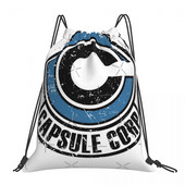 Capsule Corp Drawstring Bags Τσάντες πλάτης Ανδρική τσάντα υφασμάτινες τσάντες Μικρά σακίδια πλάτης για παιδιά
