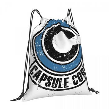 Capsule Corp Drawstring Bags Τσάντες πλάτης Ανδρική τσάντα υφασμάτινες τσάντες Μικρά σακίδια πλάτης για παιδιά