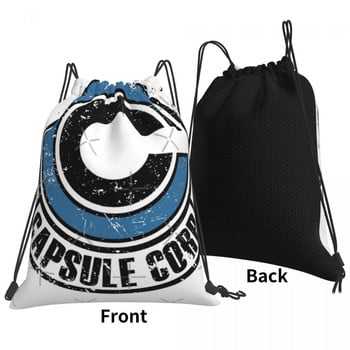 Capsule Corp Drawstring Bags Τσάντες πλάτης Ανδρική τσάντα υφασμάτινες τσάντες Μικρά σακίδια πλάτης για παιδιά