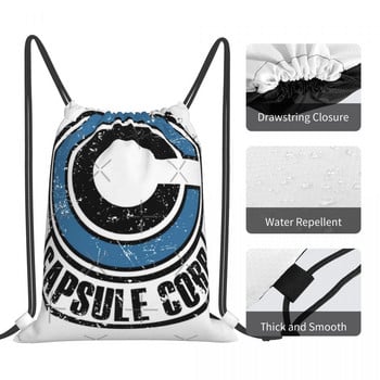 Capsule Corp Drawstring Bags Τσάντες πλάτης Ανδρική τσάντα υφασμάτινες τσάντες Μικρά σακίδια πλάτης για παιδιά