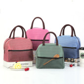 2023, novi stil, funkcionalni uzorak, rashladna kutija za ručak, prijenosna izolirana platnena toplinska torba za piknik za pohranu hrane za žene, djecu