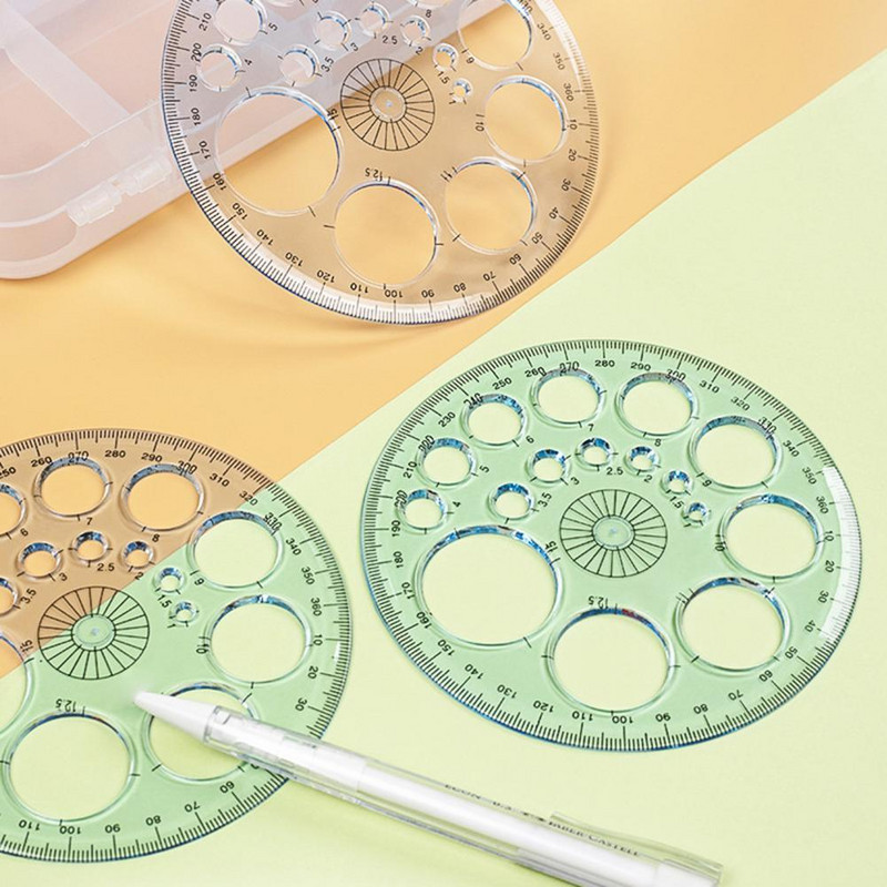 Sinine praktiline arhitektuur Disain Ringjoonlaud Plastikust ringi mall Hea haarduvus õppimiseks