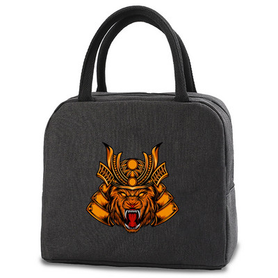 Prijenosna torba za ručak za žene Izolirana platnena torba za hlađenje Termalna torba za hranu Dječje torbe za piknik Torbe za ručak za posao Monster uzorak