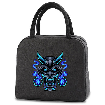Prijenosna torba za ručak za žene Izolirana platnena torba za hlađenje Termalna torba za hranu Dječje torbe za piknik Torbe za ručak za posao Monster uzorak