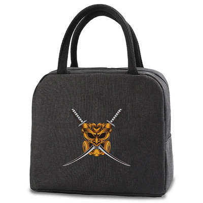 Prijenosna torba za ručak za žene Izolirana platnena torba za hlađenje Termalna torba za hranu Dječje torbe za piknik Torbe za ručak za posao Monster uzorak