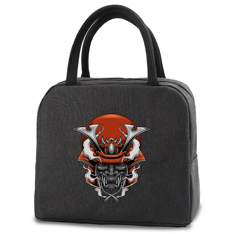 Prijenosna torba za ručak za žene Izolirana platnena torba za hlađenje Termalna torba za hranu Dječje torbe za piknik Torbe za ručak za posao Monster uzorak