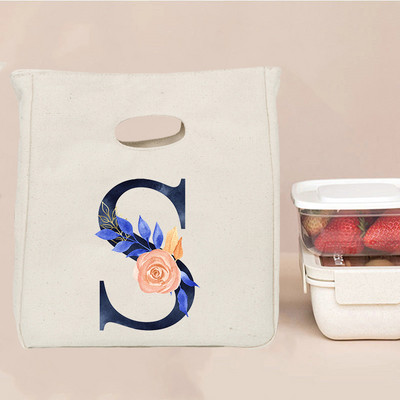 Εκτύπωση επιστολής Φορητή τσάντα μεσημεριανού γεύματος Θερμομόνωση Bento Box Totes Ψυγείο γραφείου Δοχείο αποθήκευσης τροφίμων Σχολικές τσάντες για πικνίκ