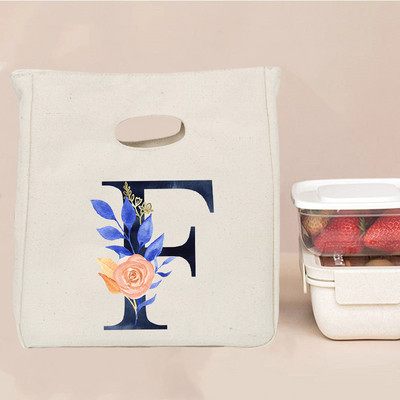 Εκτύπωση επιστολής Φορητή τσάντα μεσημεριανού γεύματος Θερμομόνωση Bento Box Totes Ψυγείο γραφείου Δοχείο αποθήκευσης τροφίμων Σχολικές τσάντες για πικνίκ