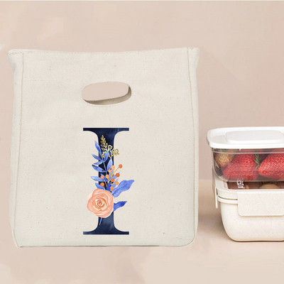 Εκτύπωση επιστολής Φορητή τσάντα μεσημεριανού γεύματος Θερμομόνωση Bento Box Totes Ψυγείο γραφείου Δοχείο αποθήκευσης τροφίμων Σχολικές τσάντες για πικνίκ