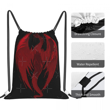 Dragons Bane Drawstring τσάντες Τσάντες πλάτης Τσάντες ταξιδιού Υφασμάτινο σακίδιο πλάτης για παιδιά