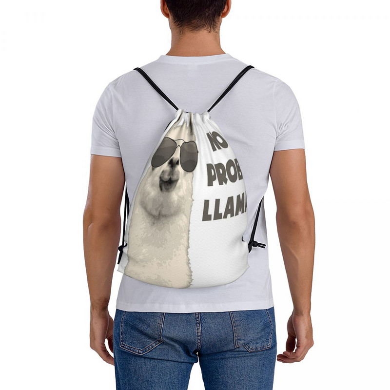 Nema problema Llama 3 Torbe s uzicom Ruksaci Torba Ženska putna torba Školska torba Muška torba s uzicom Ruksak
