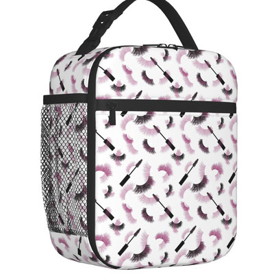 Genele Ochii Saci de prânz termoizolate Gene de Burgundy Model fără sudură Geanta de prânz Muncă, școală, Călătorii, Cutie multifuncțională pentru alimente