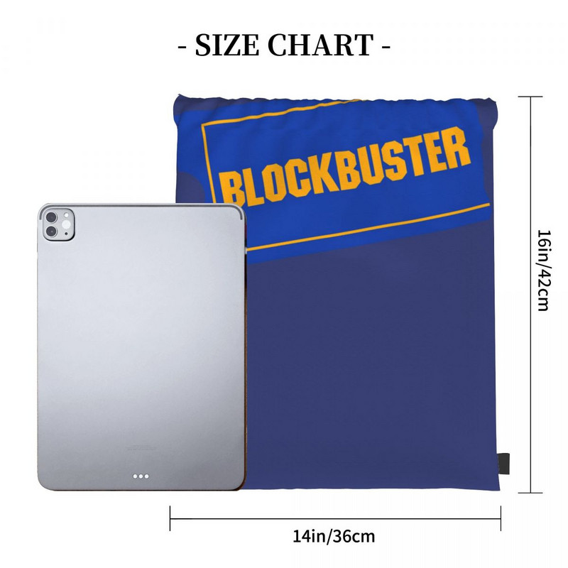 Blockbuster Retro Logo Sťahovacie Tašky Batohy Topánky Taška Kawaii Taška Tašky Pre Ženy Taška na Topánky Pre Deti