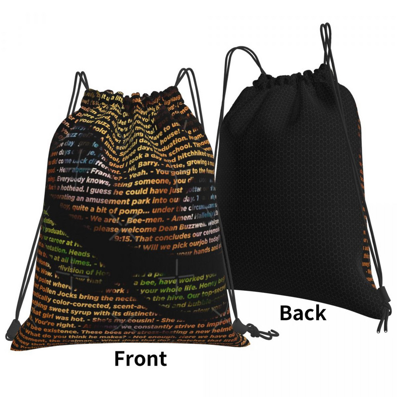 Bee Movie Script You Can Read It Visoke torbe s uzicom Ruksaci Torba za djevojčice Školska torba Dječja torba Ruksak s uzicom
