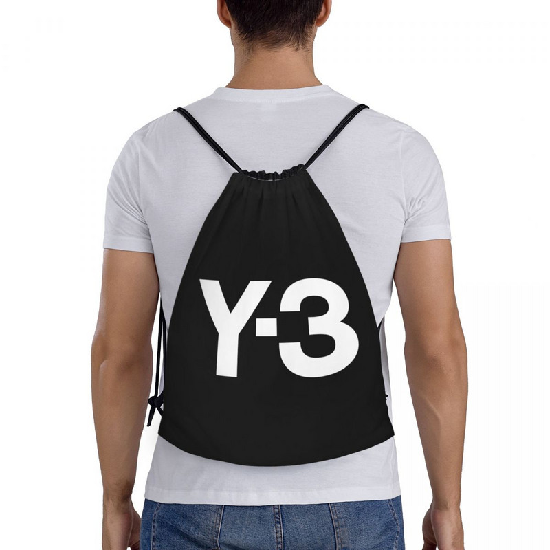 Egyedi Yohji Yamamoto húzózsinóros táska oktató jóga hátizsákokhoz férfi női sport tornazsákhoz