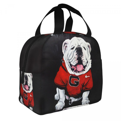 Britanski pas Engleski buldog Nope Izolirana torba za ručak za rad u školi Prijenosni hladnjak Termalna kutija za ručak za žene Dječje torbe za hranu